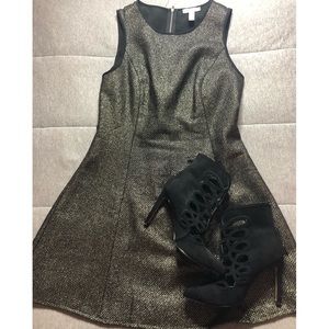 Black & Gold Holiday Dress